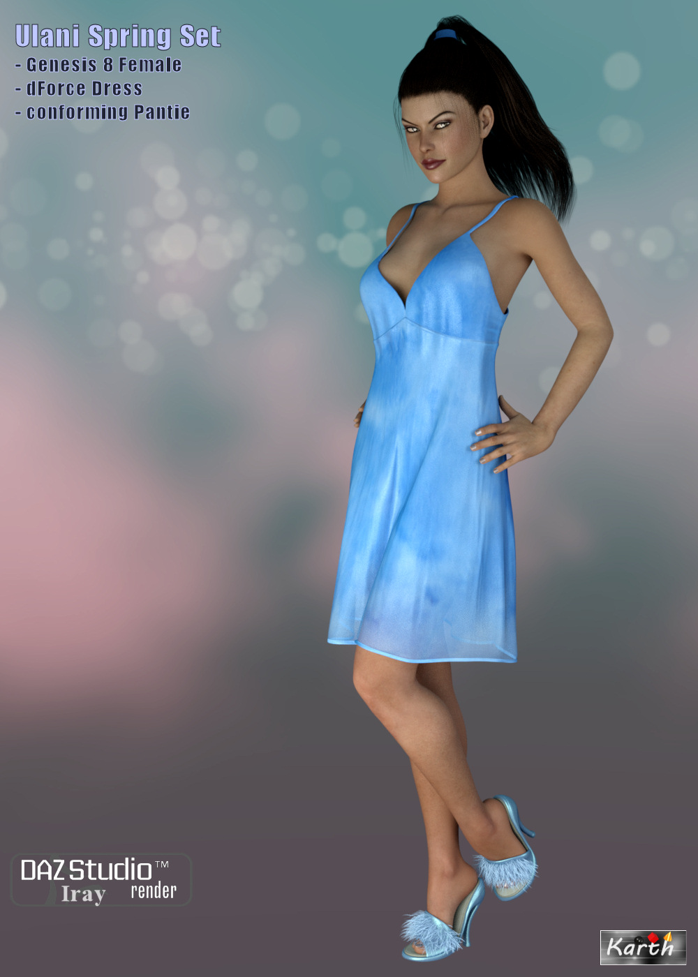 dForce Ulani Spring Set for Genesis 8 Female by N/A