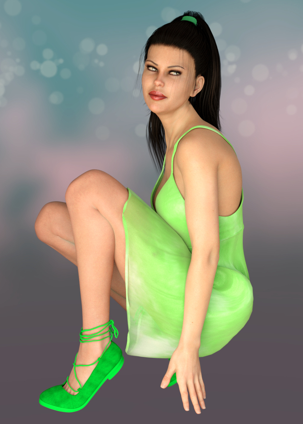 dForce Ulani Spring Set for Genesis 8 Female by N/A