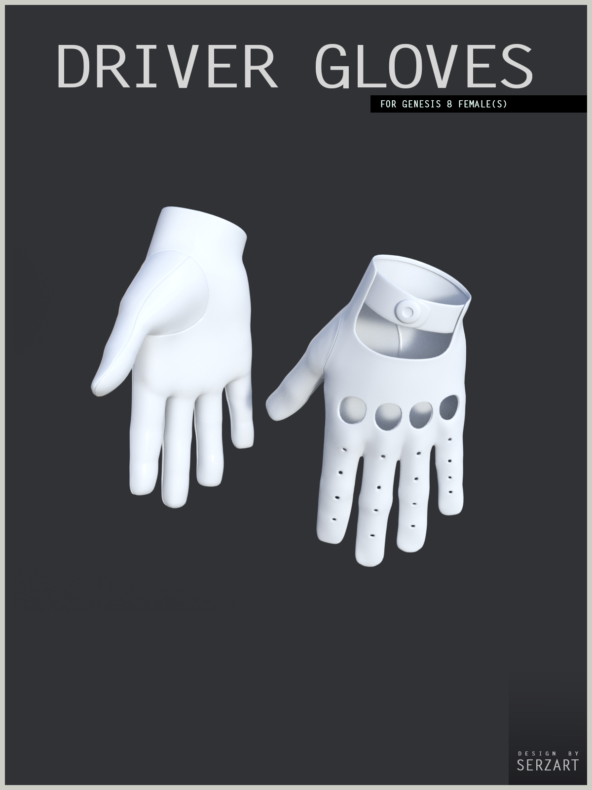 Driver Gloves for Genesis 8 Female by N/A