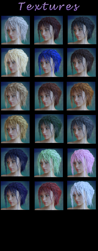 Carolina Hair G3 G8 Daz by N/A