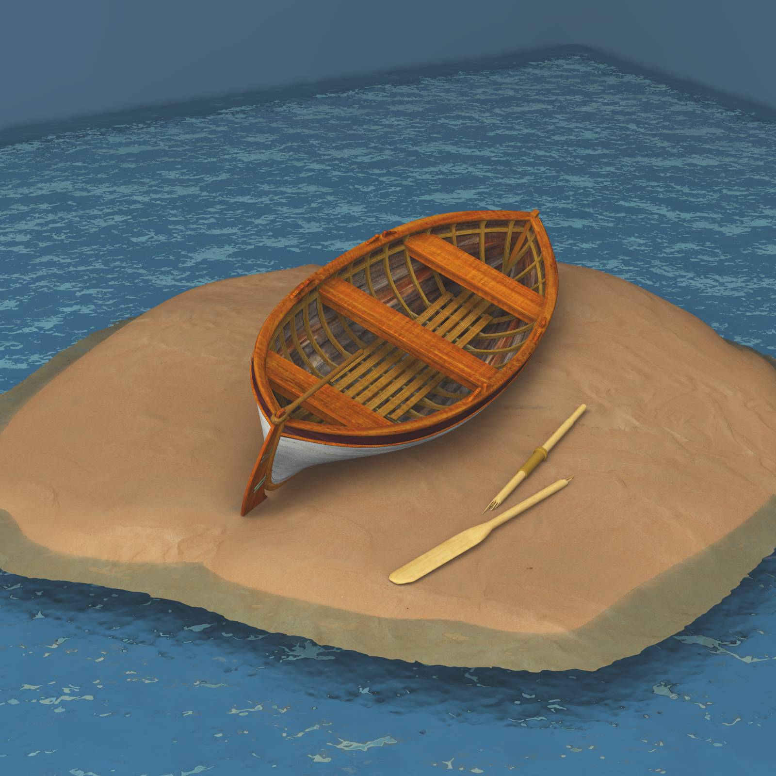 Beach Wreck Boat For Vue by N/A