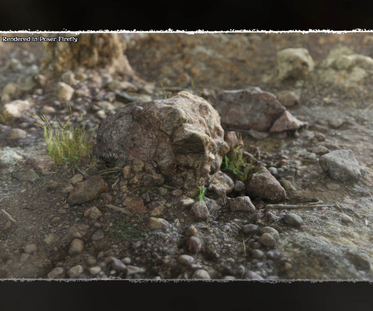 3D Scenery: Ancient Volcanoscape by N/A