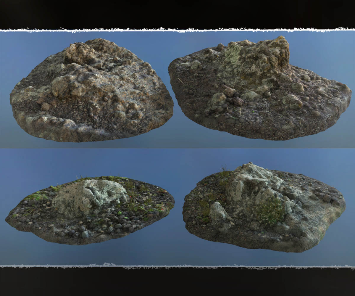 3D Scenery: Ancient Volcanoscape by N/A