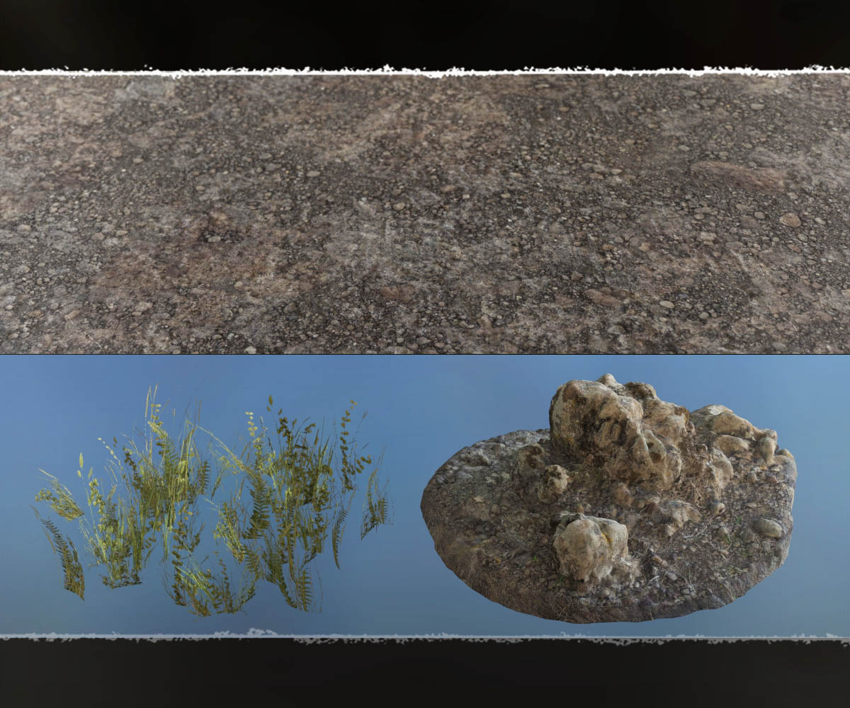 3D Scenery: Ancient Volcanoscape by N/A