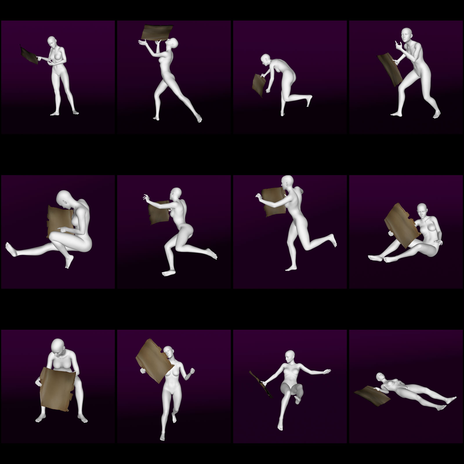 Treasure Map Poses G8F & G8M by N/A