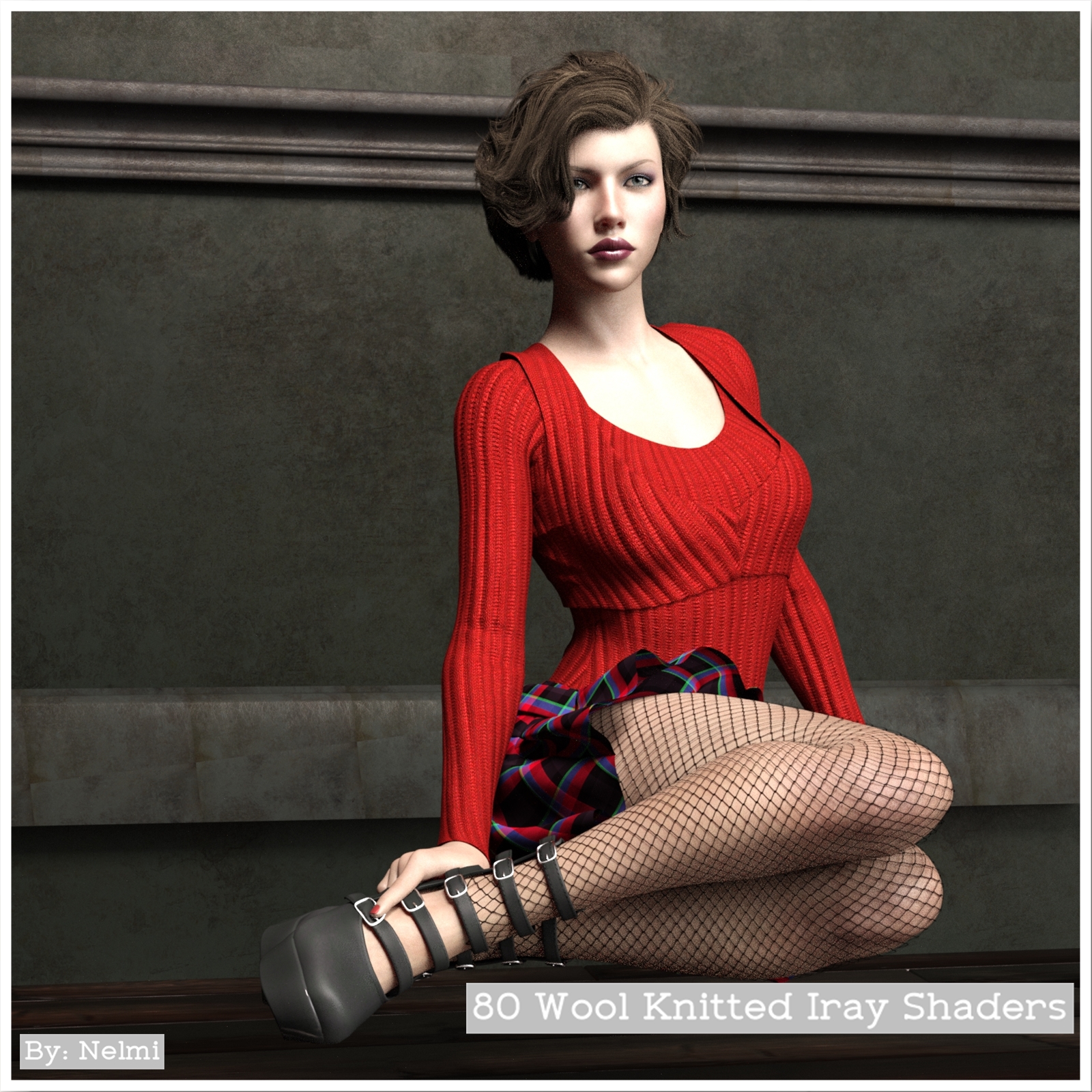 80 Wool Knitted Iray Shaders - Merchant Resource by N/A