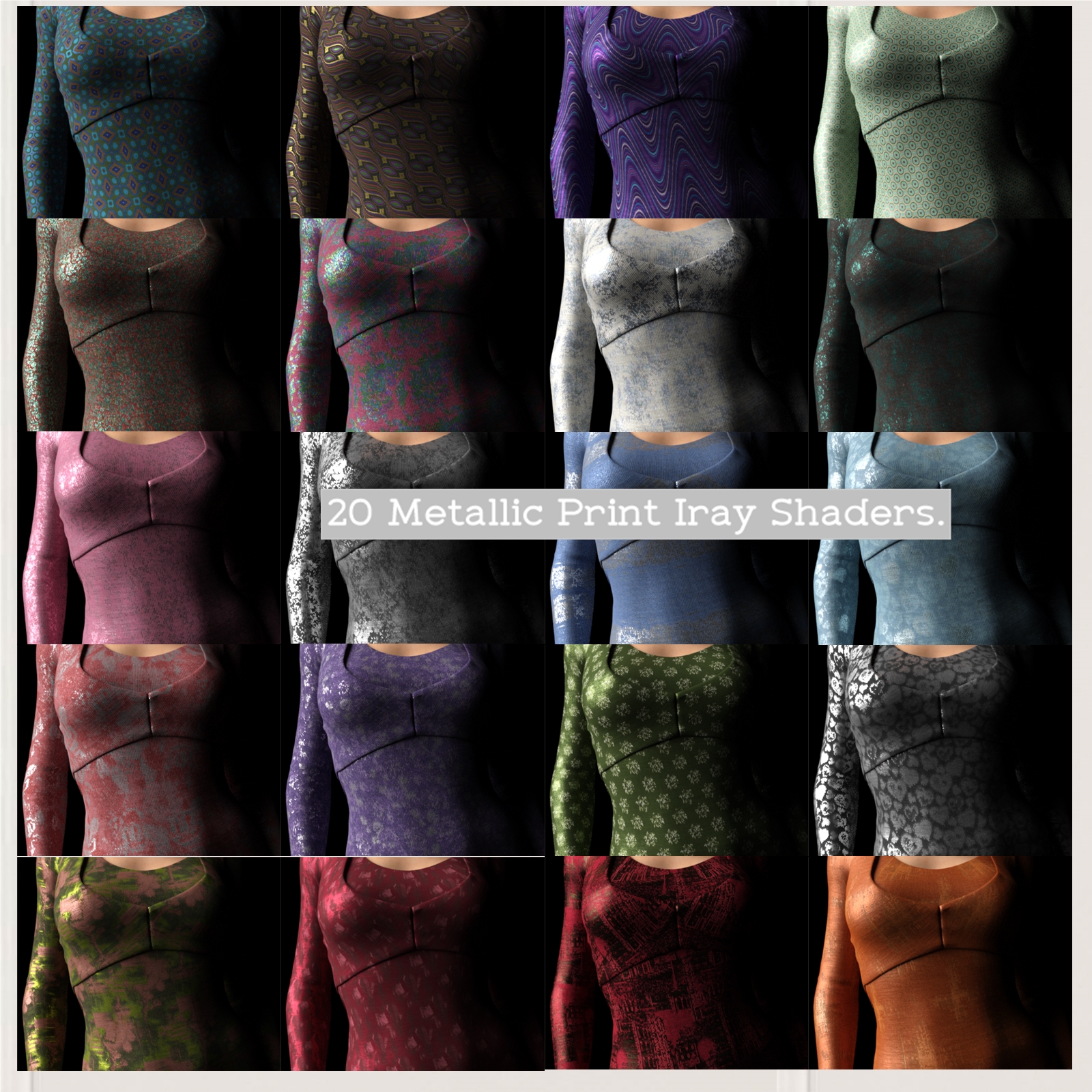 80 Wool Knitted Iray Shaders - Merchant Resource by N/A