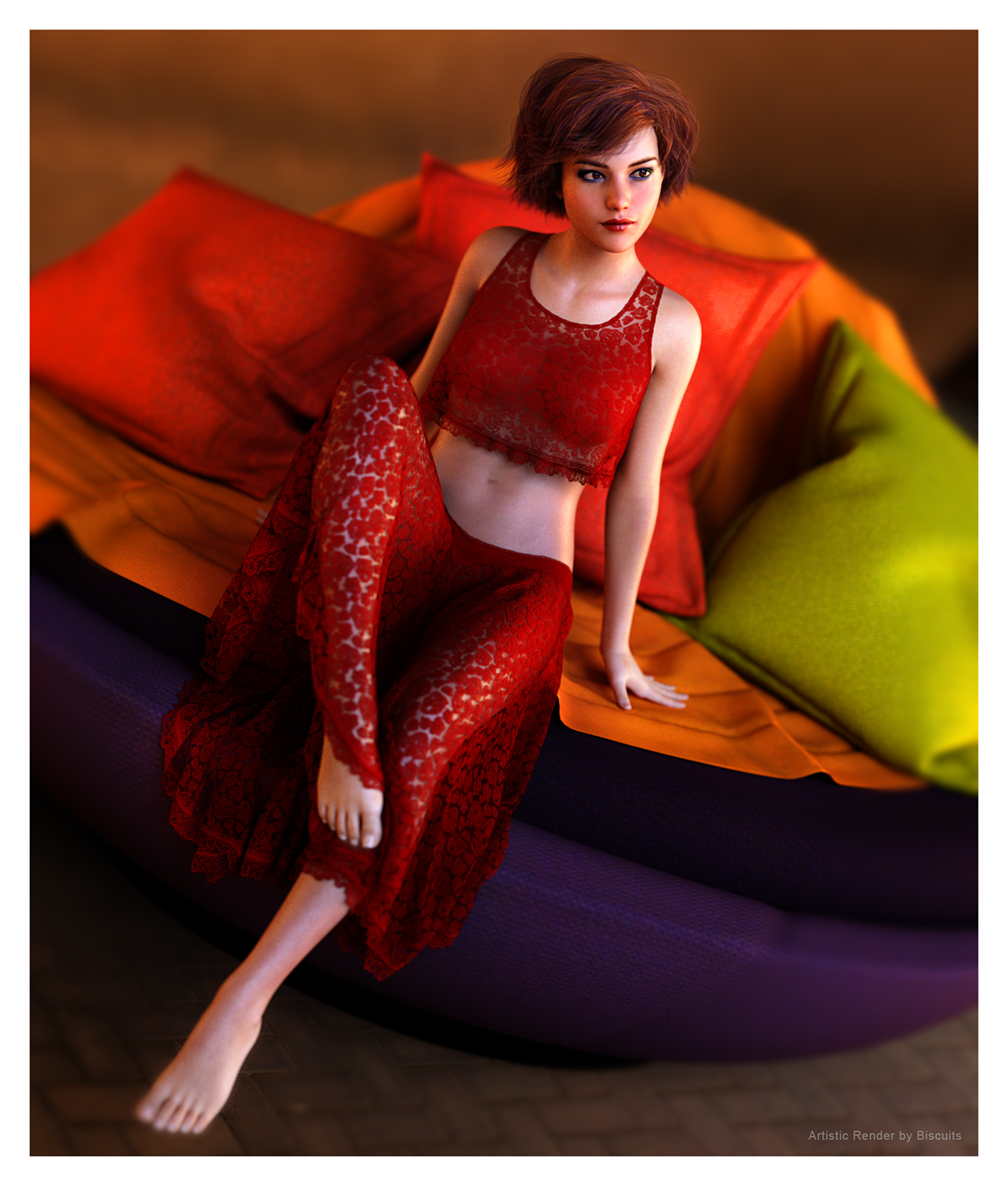dForce - GB Summer Spirit Outfit for Genesis 8 Female by N/A