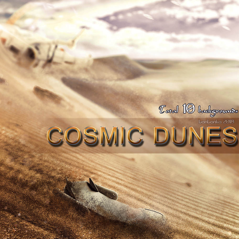 Cosmic Dunes - 2D backgrounds by N/A