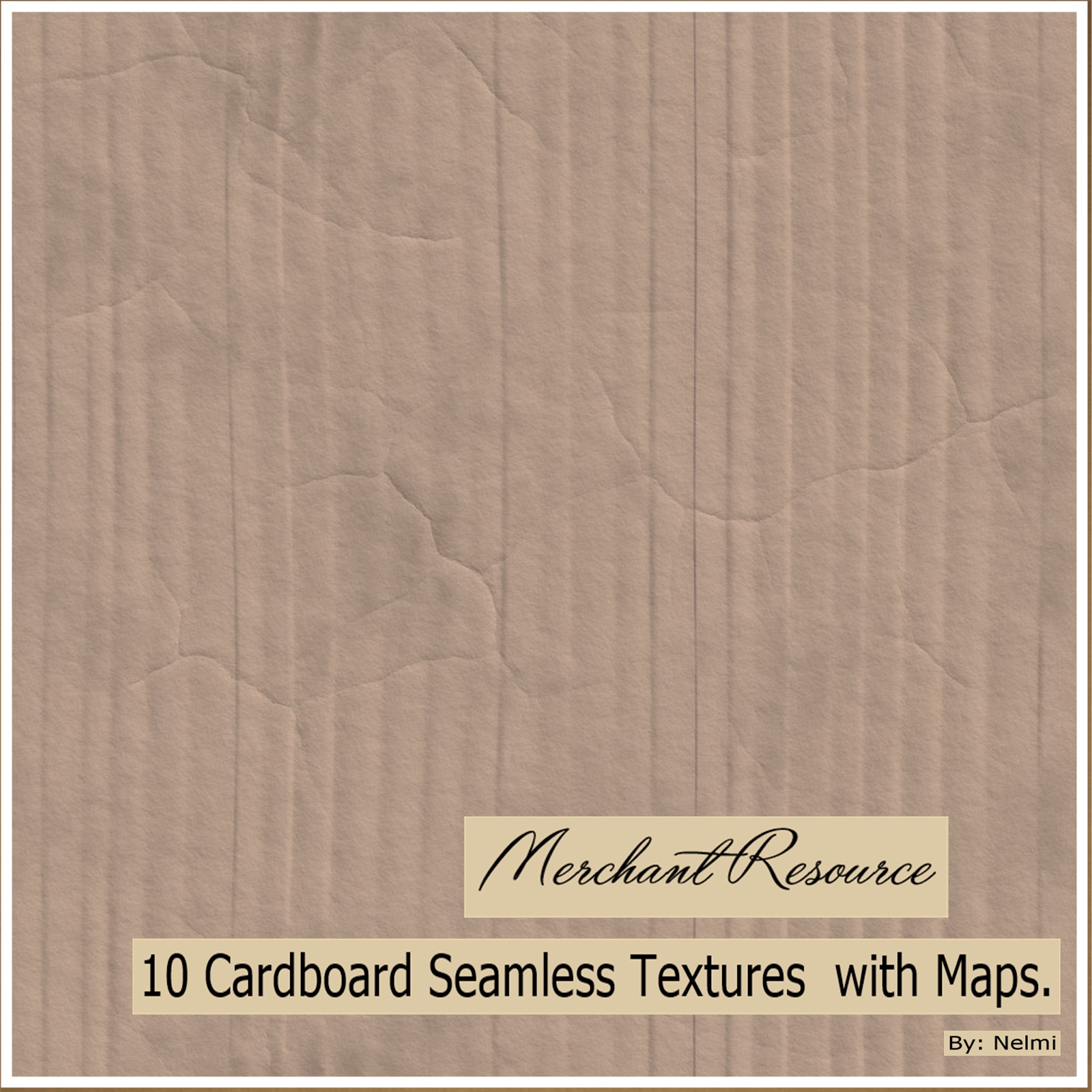 10 Cardboard Textures with maps - MR by N/A