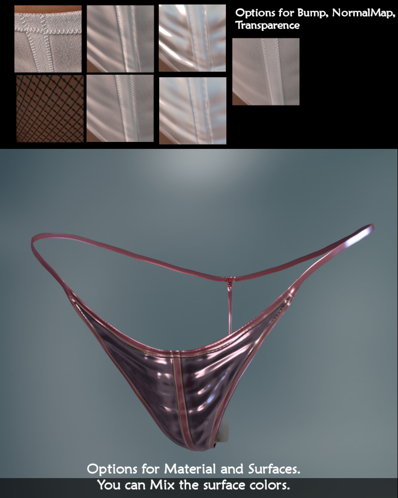 OhLaLa Panty for Genesis 8 Female by N/A