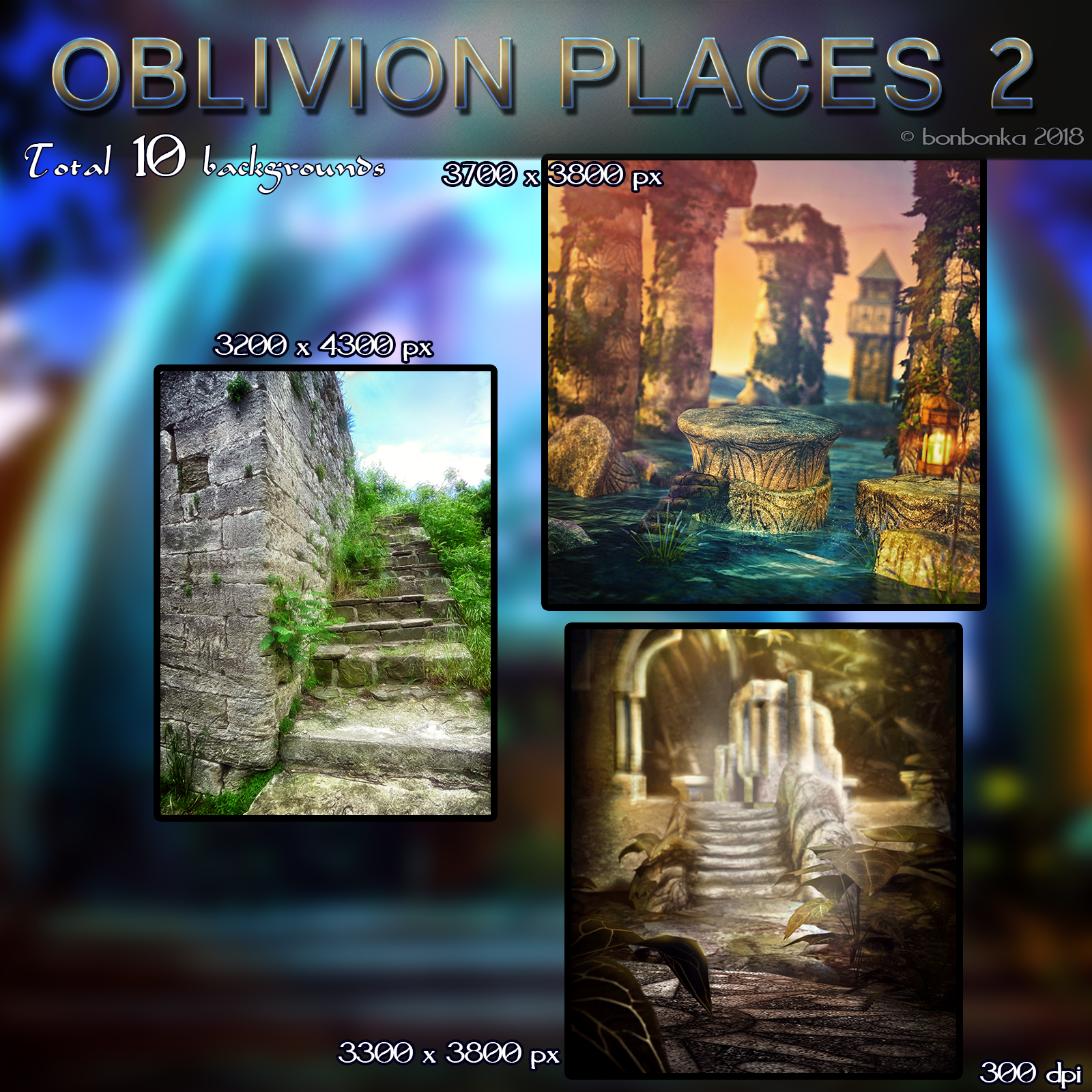 Oblivion Places 2 - 2D backgrounds by N/A
