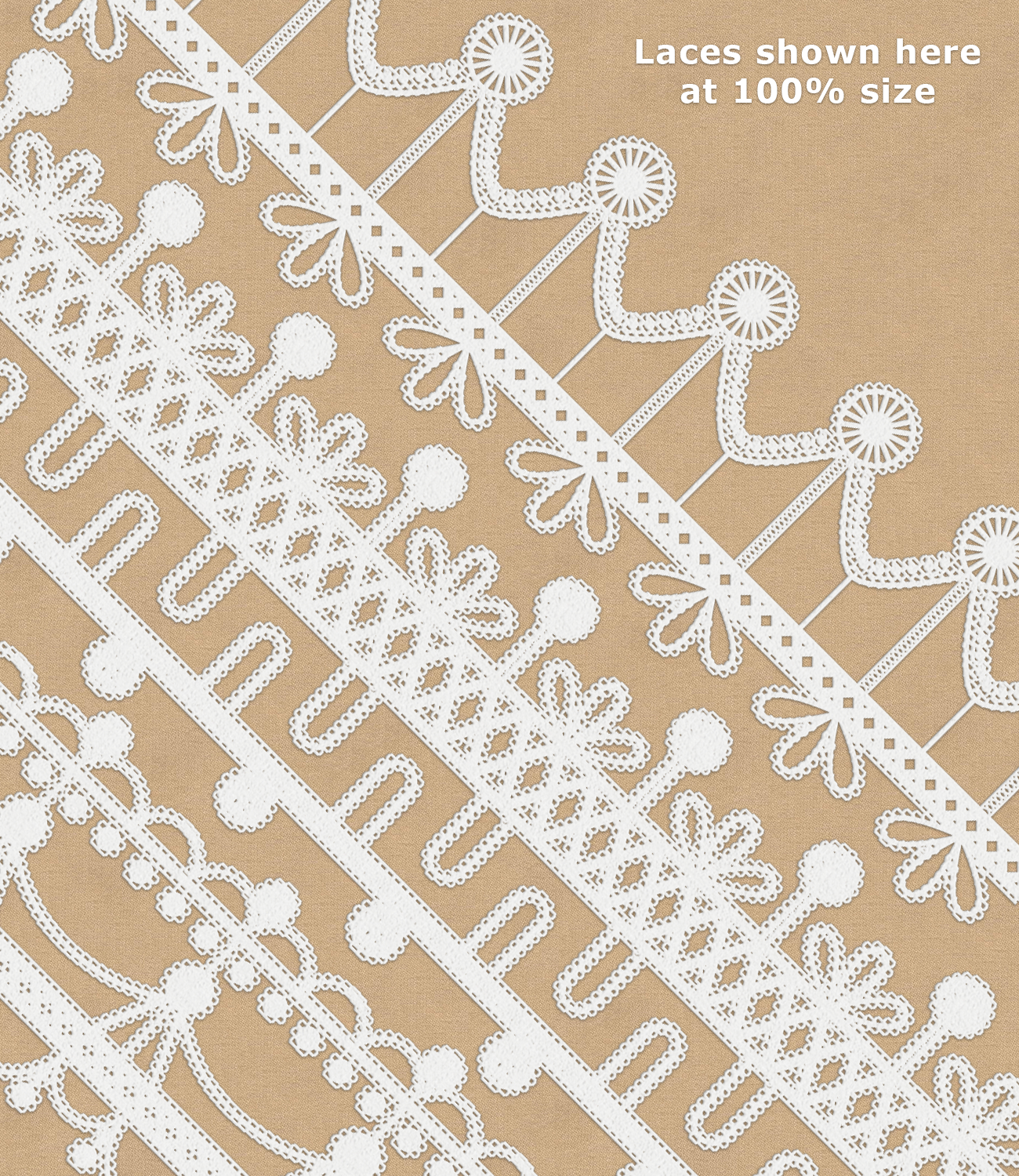 Crochet Lace Trims by N/A