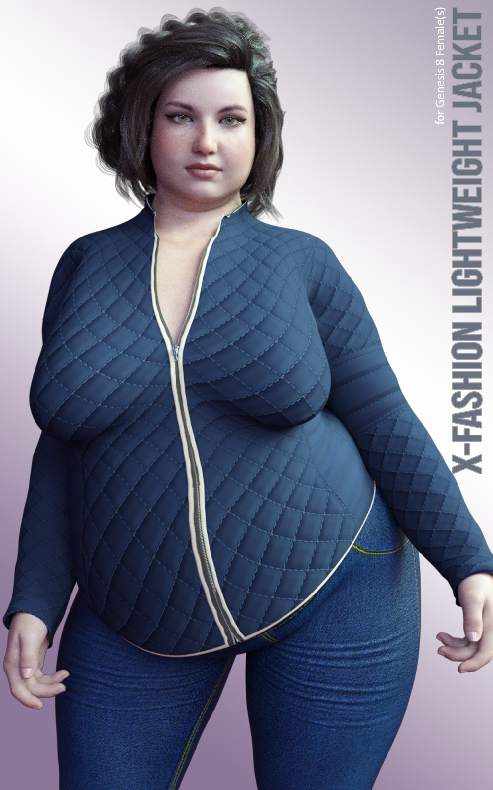 X-Fashion LightWeight Jacket for Genesis 8 Females by N/A