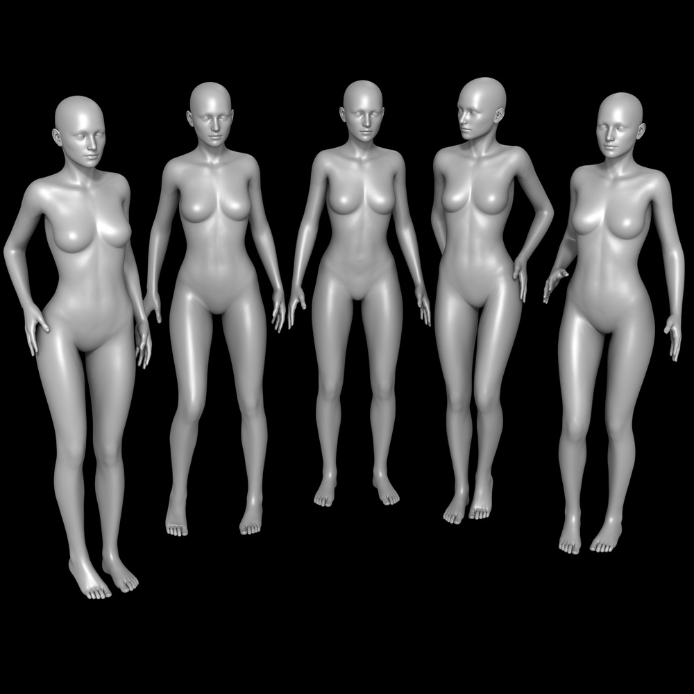 25 Standing Poses for G2F and Mirrors by N/A