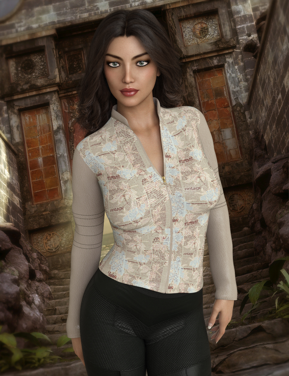 InStyle - X-Fashion LightWeight Jacket for Genesis 8 Females by N/A