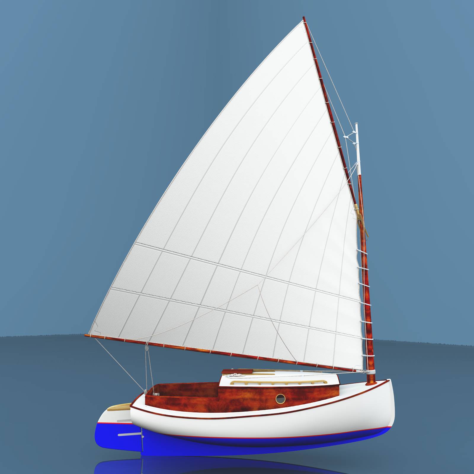 Cook's Cape Cod Catboat For Vue by N/A