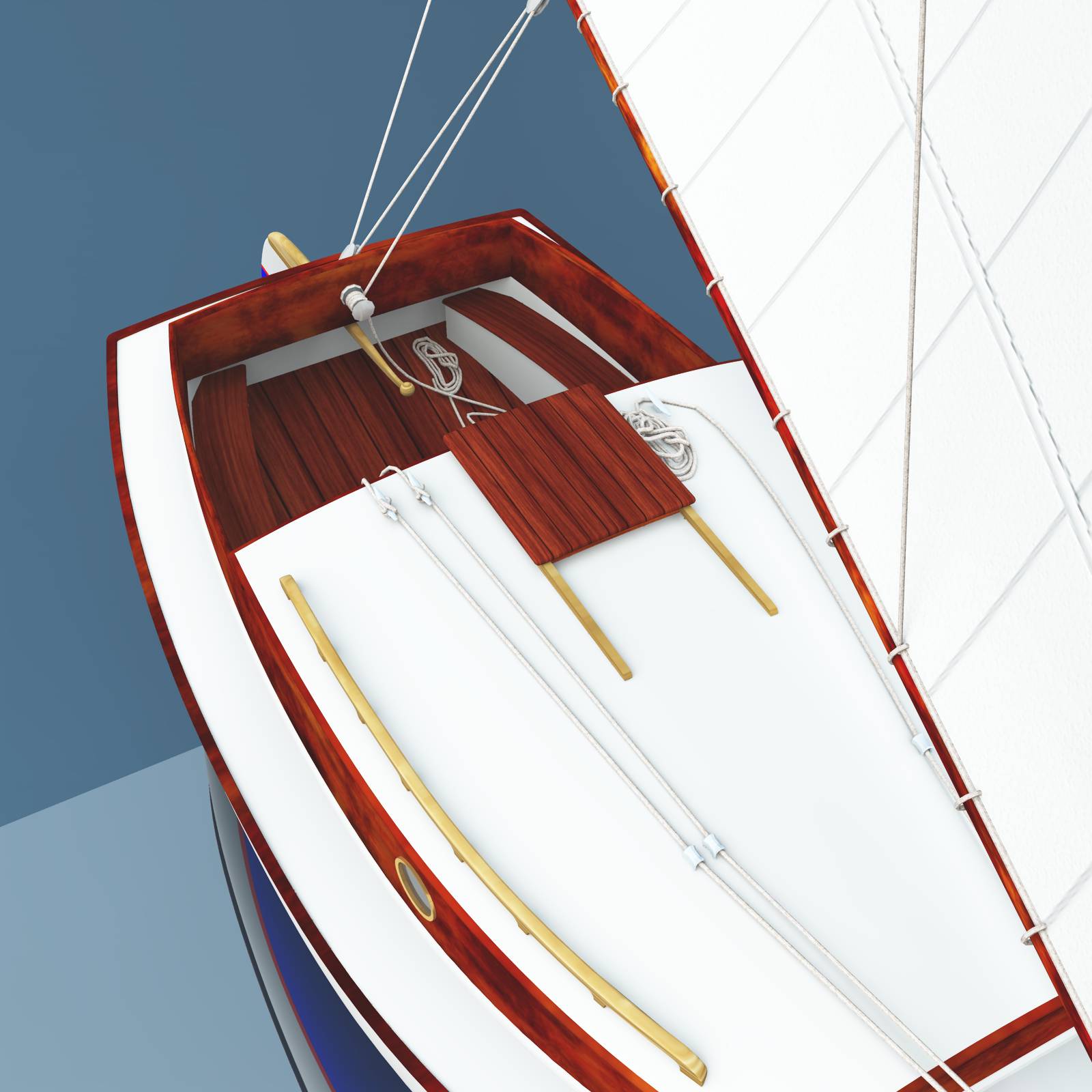 Cook's Cape Cod Catboat For Vue by N/A