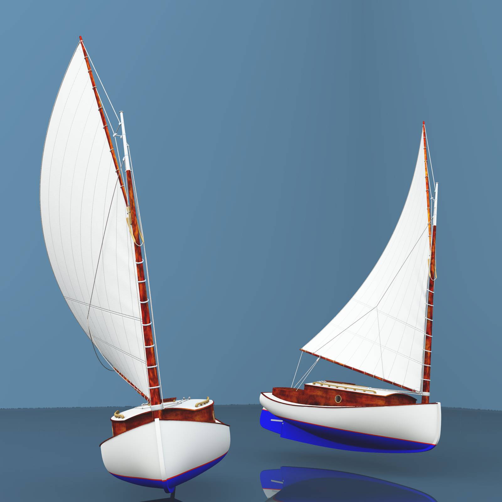 Cook's Cape Cod Catboat For Vue by N/A