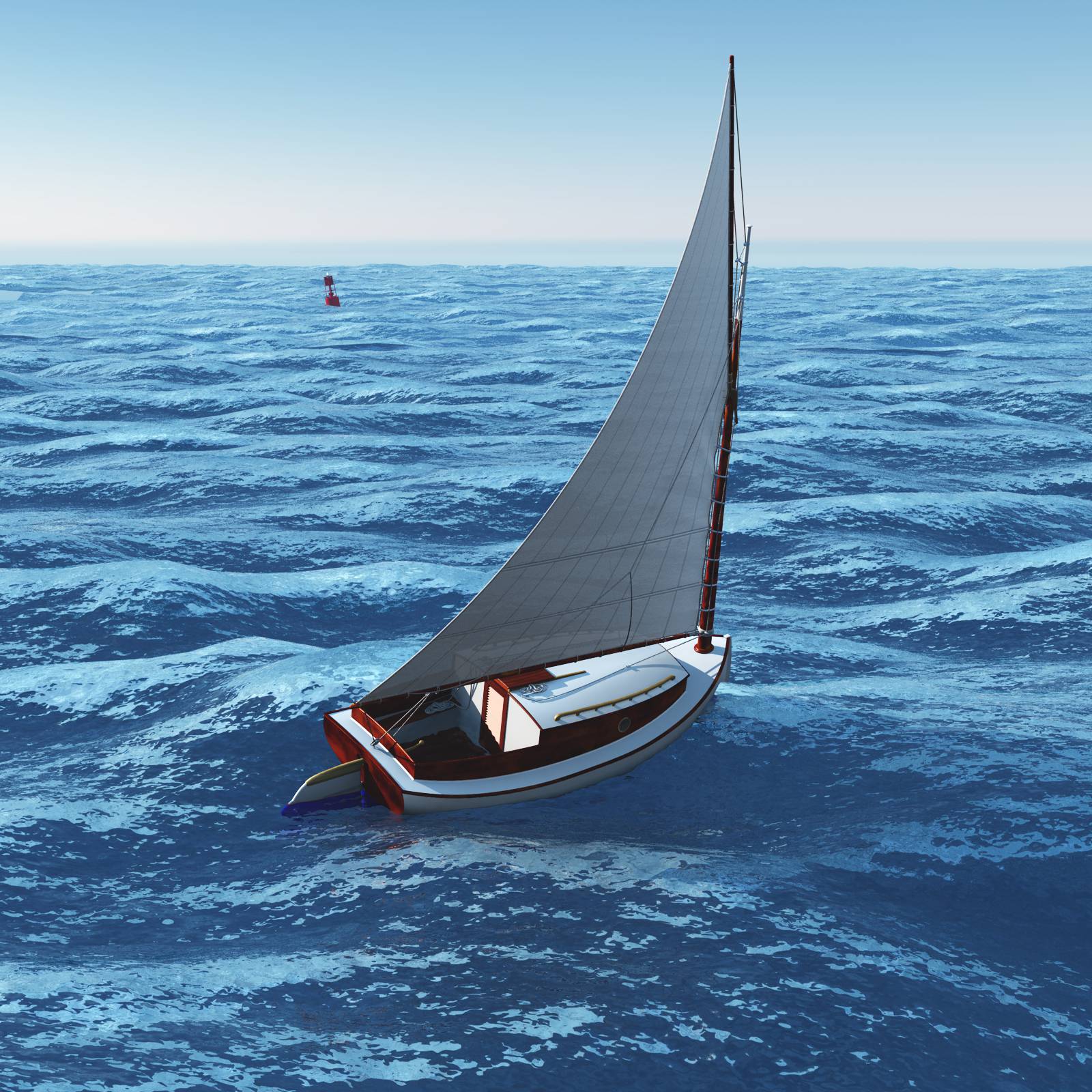 Cook's Cape Cod Catboat For Vue by N/A