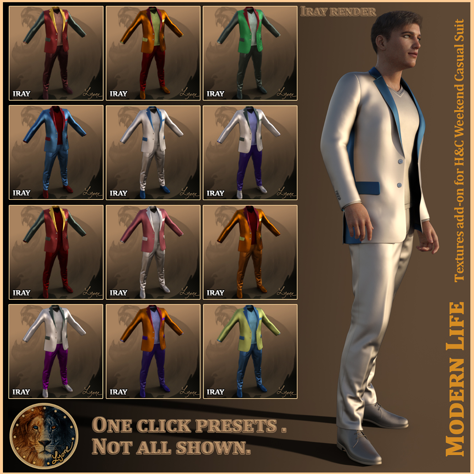Modern Life for H&C Weekend Casual Suit for Genesis 8 Male by N/A