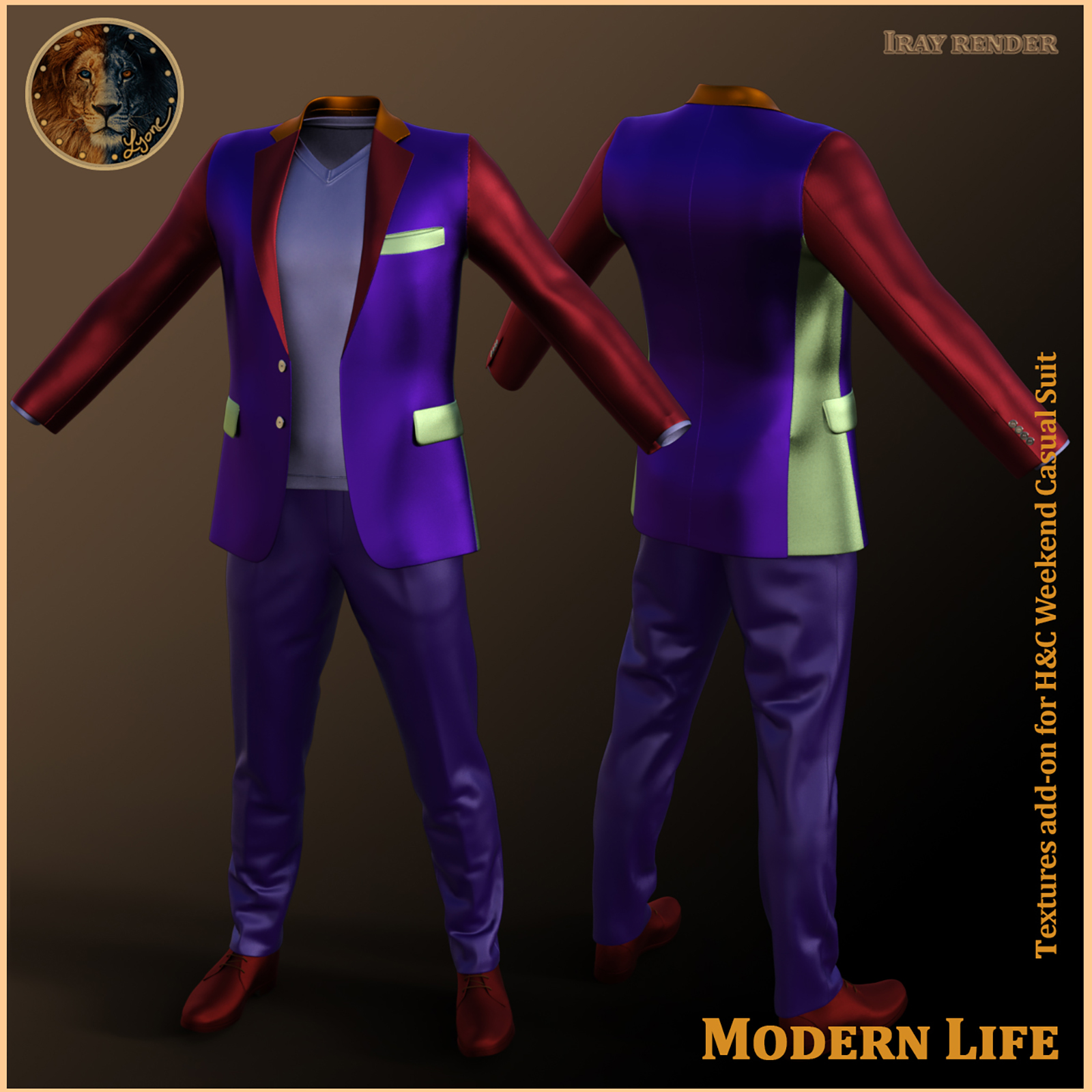 Modern Life for H&C Weekend Casual Suit for Genesis 8 Male by N/A