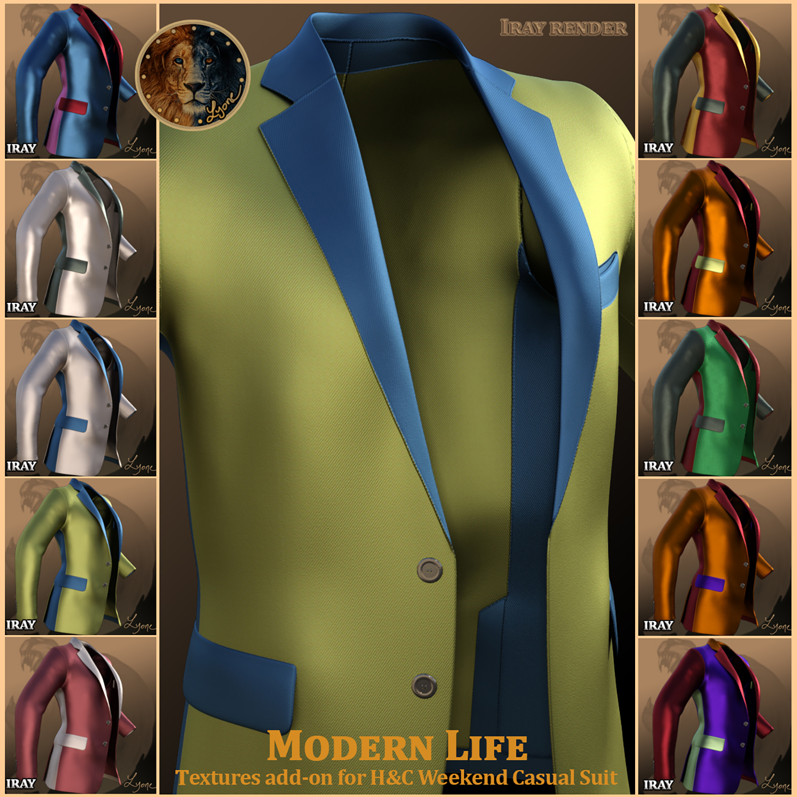 Modern Life for H&C Weekend Casual Suit for Genesis 8 Male by N/A