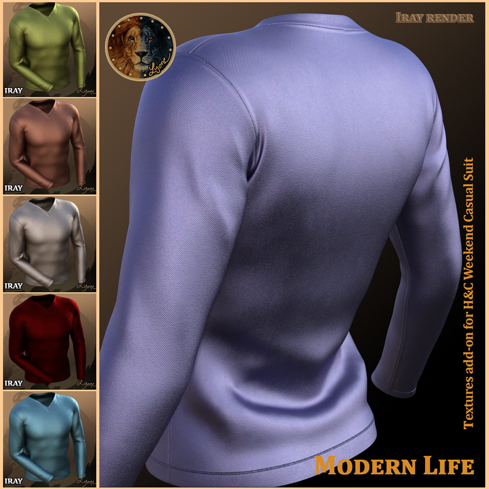 Modern Life for H&C Weekend Casual Suit for Genesis 8 Male by N/A