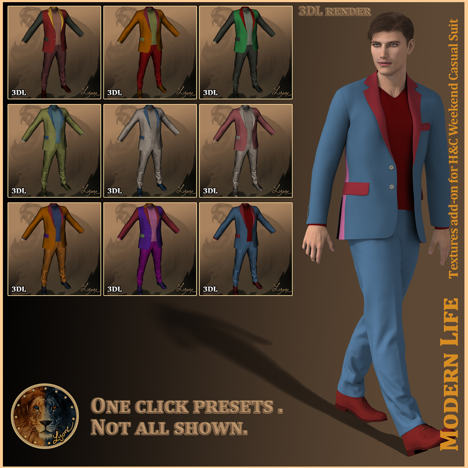 Modern Life for H&C Weekend Casual Suit for Genesis 8 Male by N/A