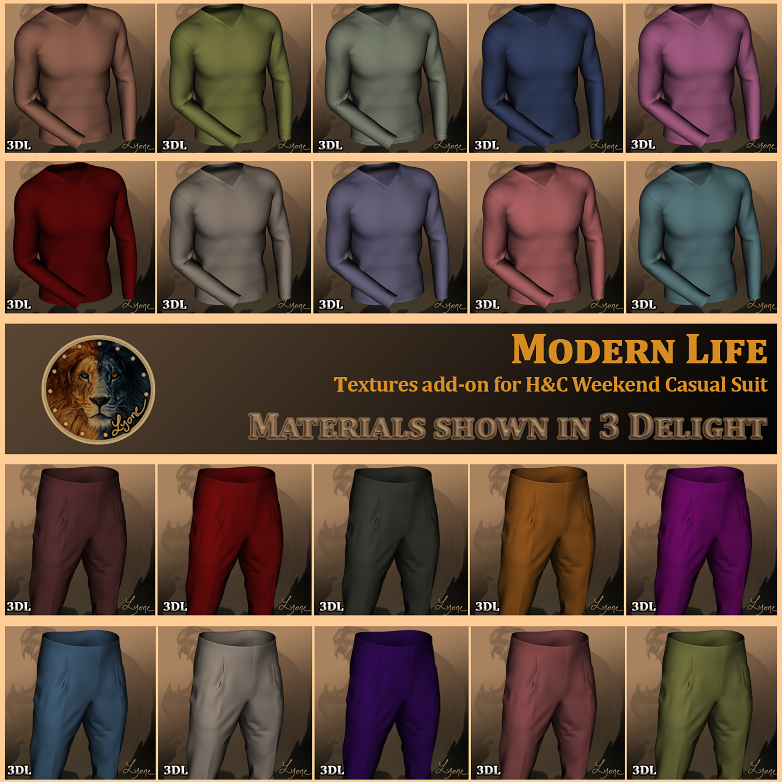 Modern Life for H&C Weekend Casual Suit for Genesis 8 Male by N/A