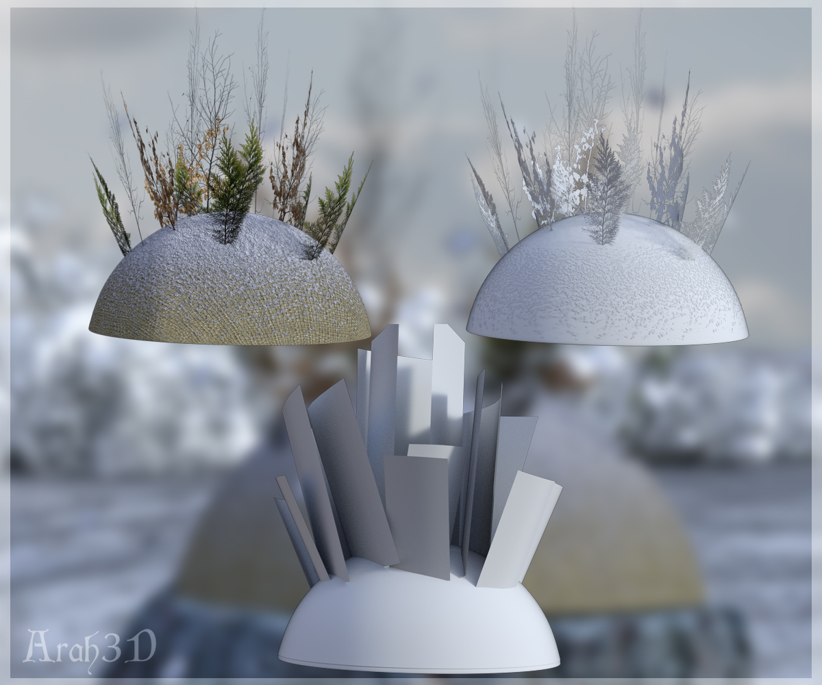 Arah3D The Living Hat for Genesis 8 Male and Female by N/A