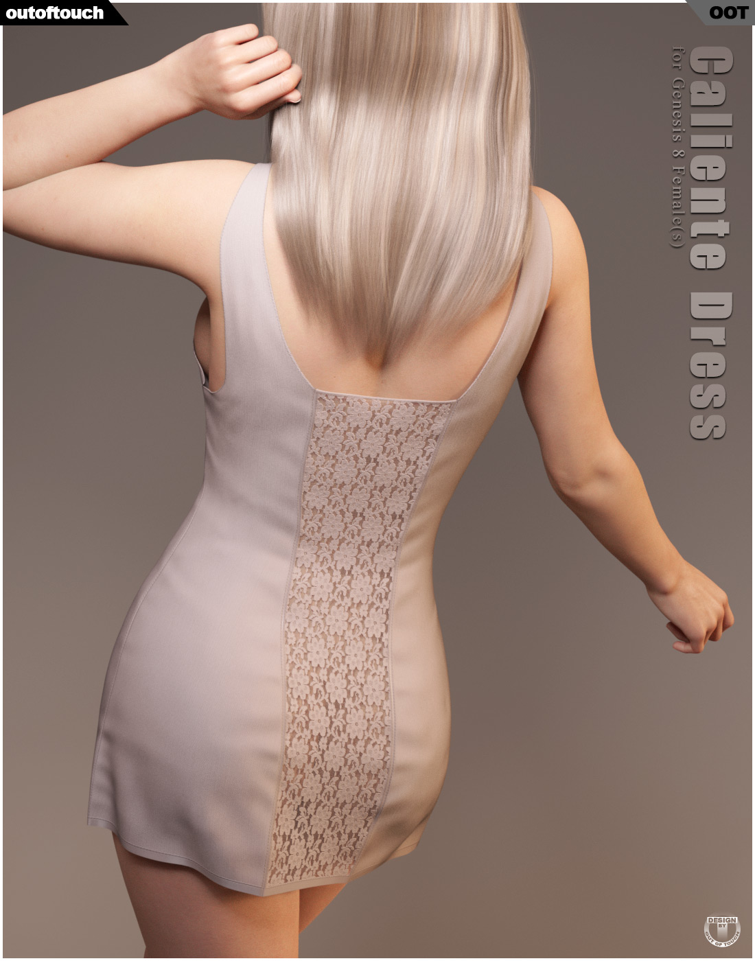 dForce Caliente Dress for Genesis 8 Female(s) by N/A