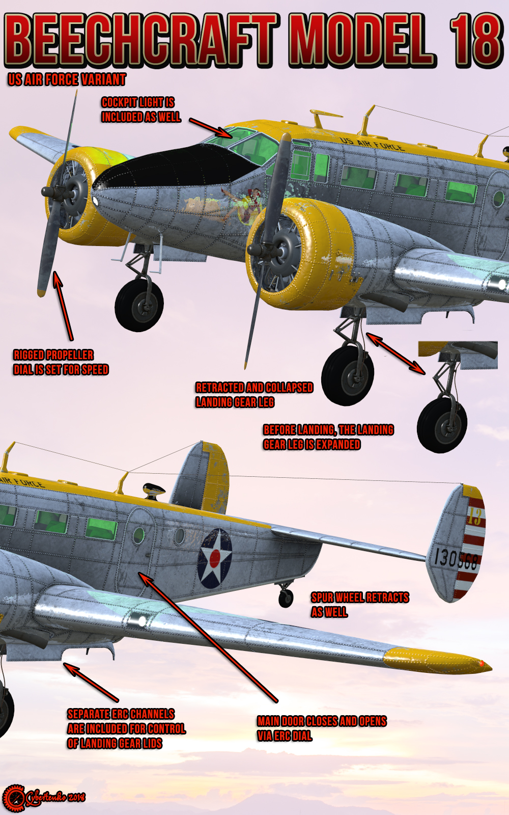 Beechcraft Model 18 by N/A