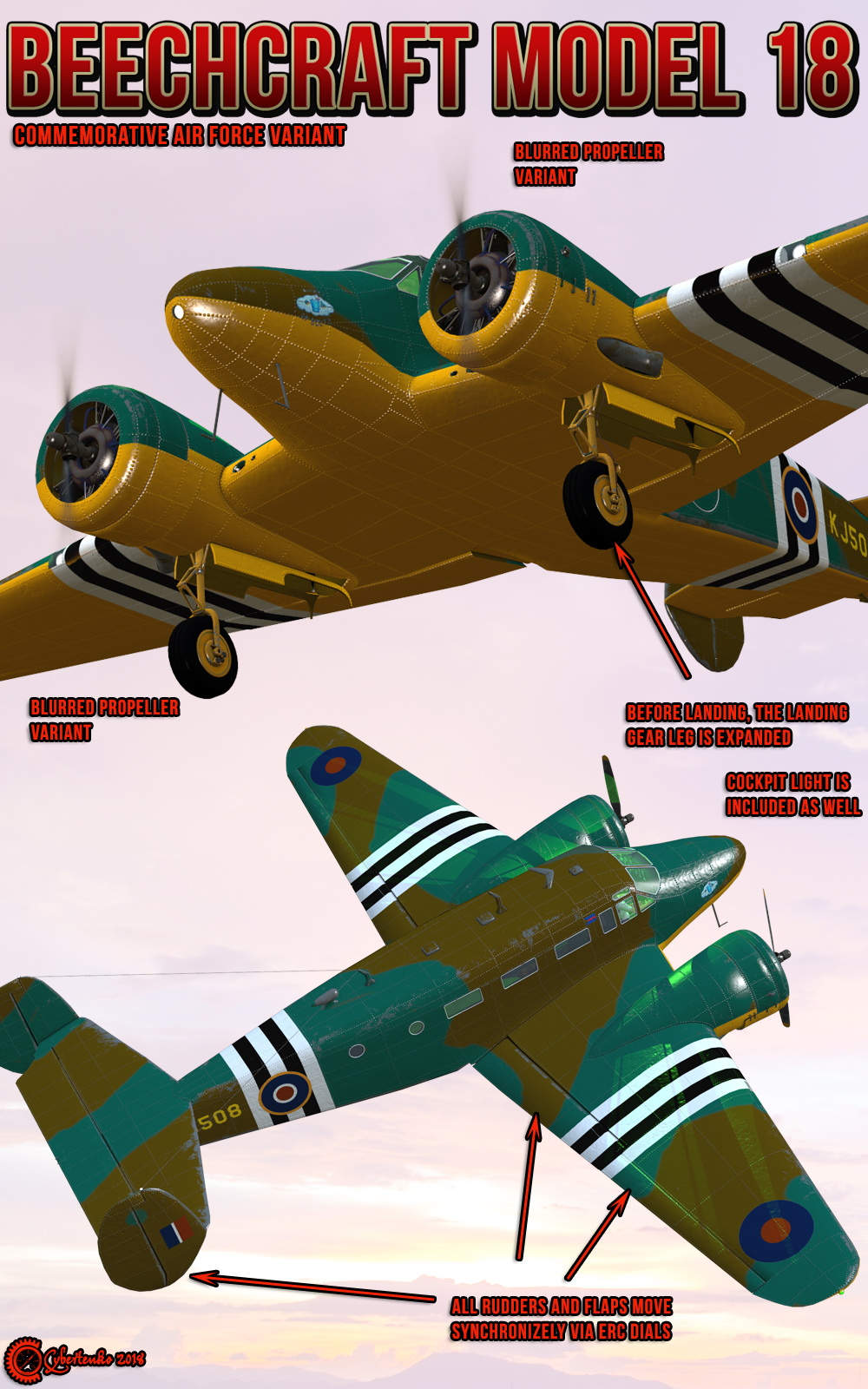 Beechcraft Model 18 by N/A