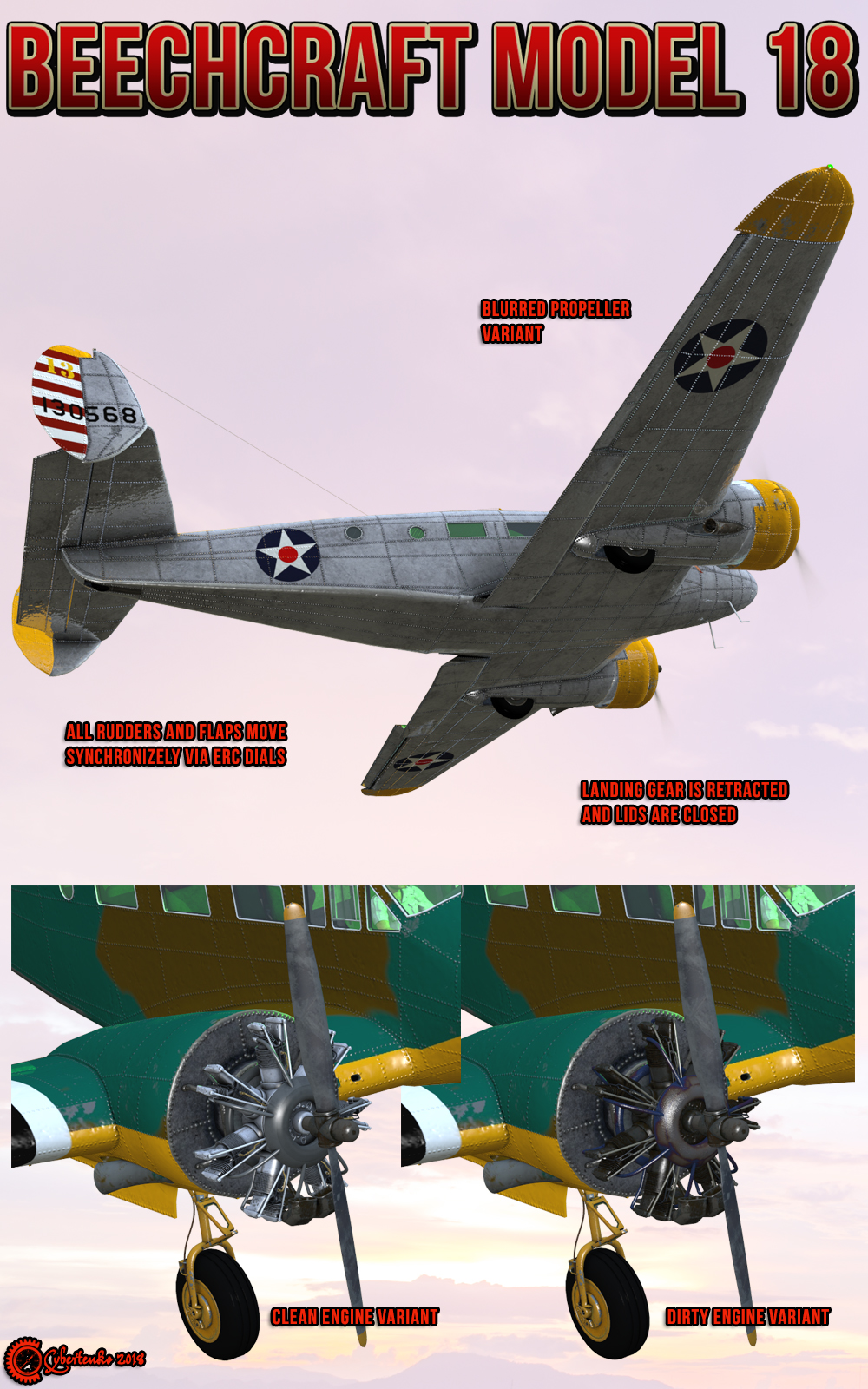 Beechcraft Model 18 by N/A