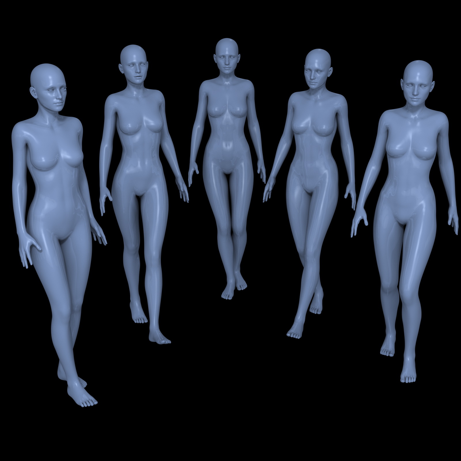 25 Walking Poses for G2F by N/A