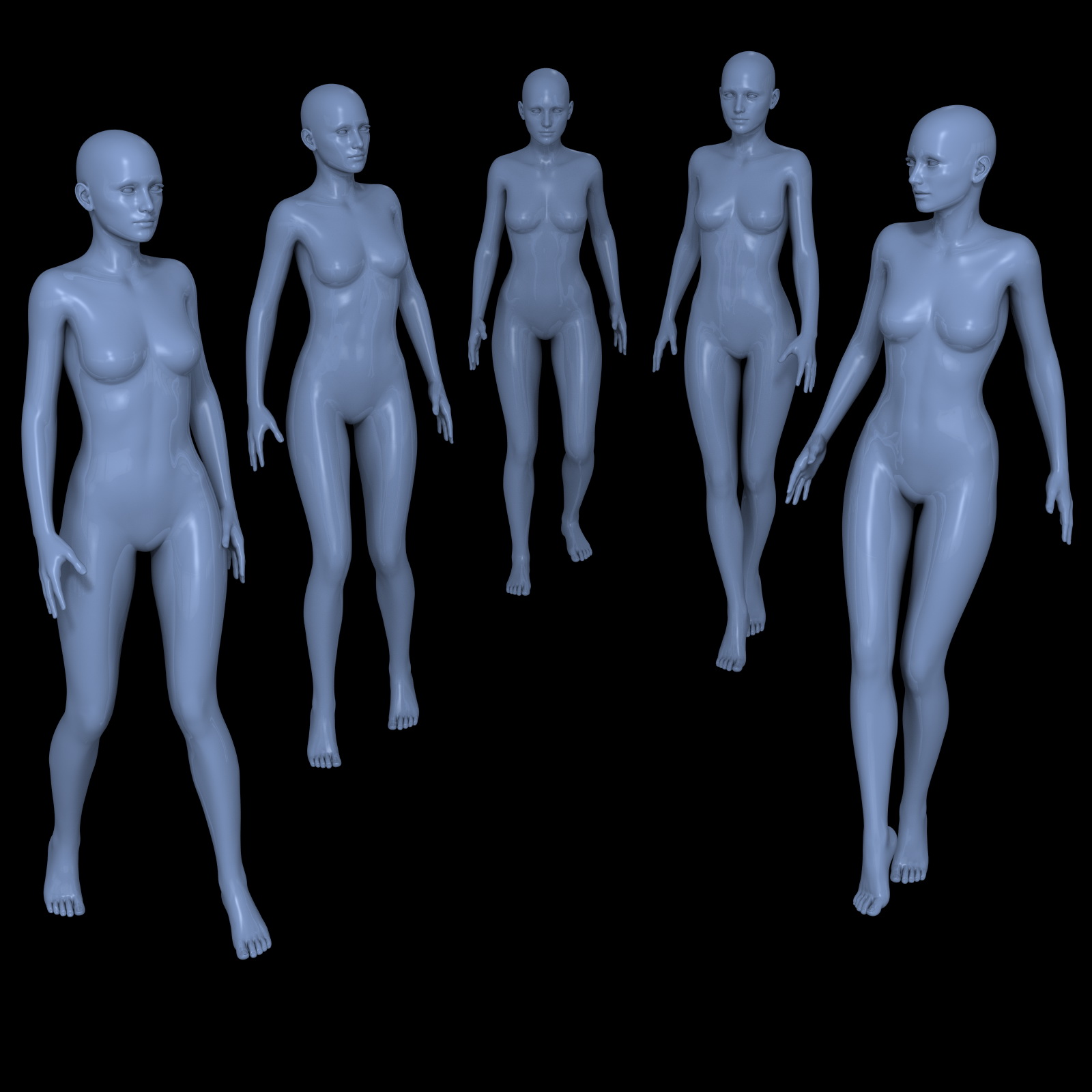 25 Walking Poses for G2F by N/A