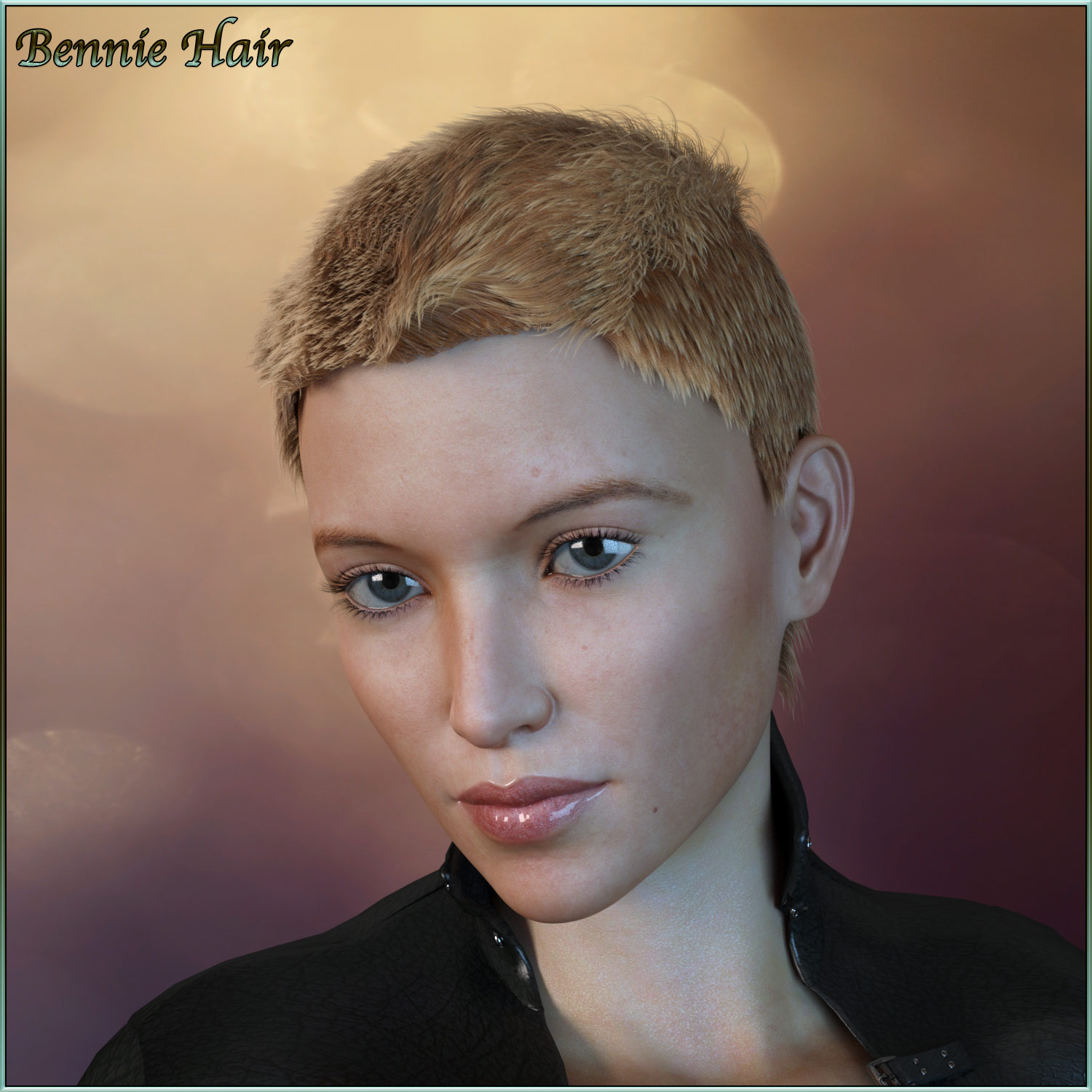 Bennie Hair For G3/G8 Daz by N/A