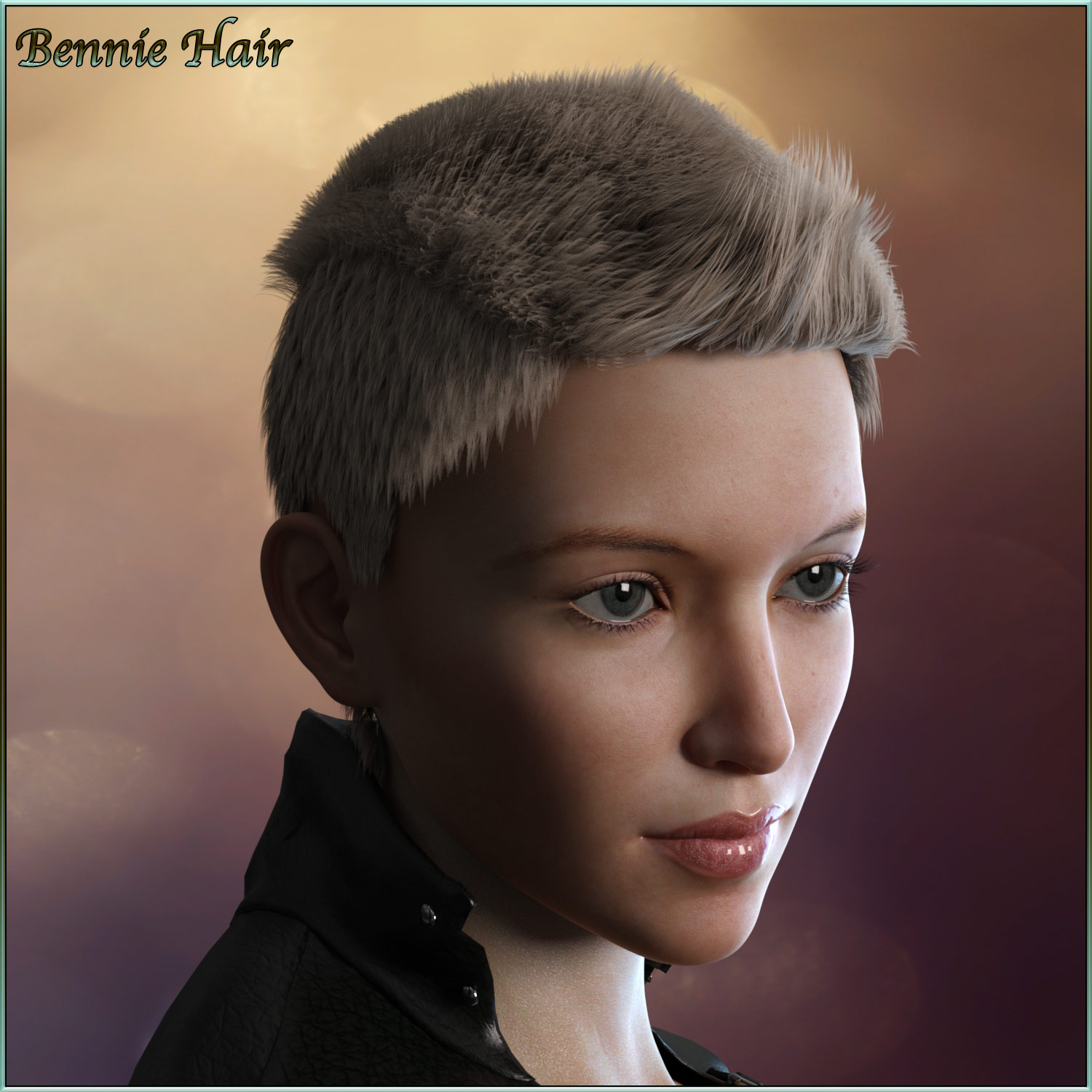 Bennie Hair For G3/G8 Daz by N/A