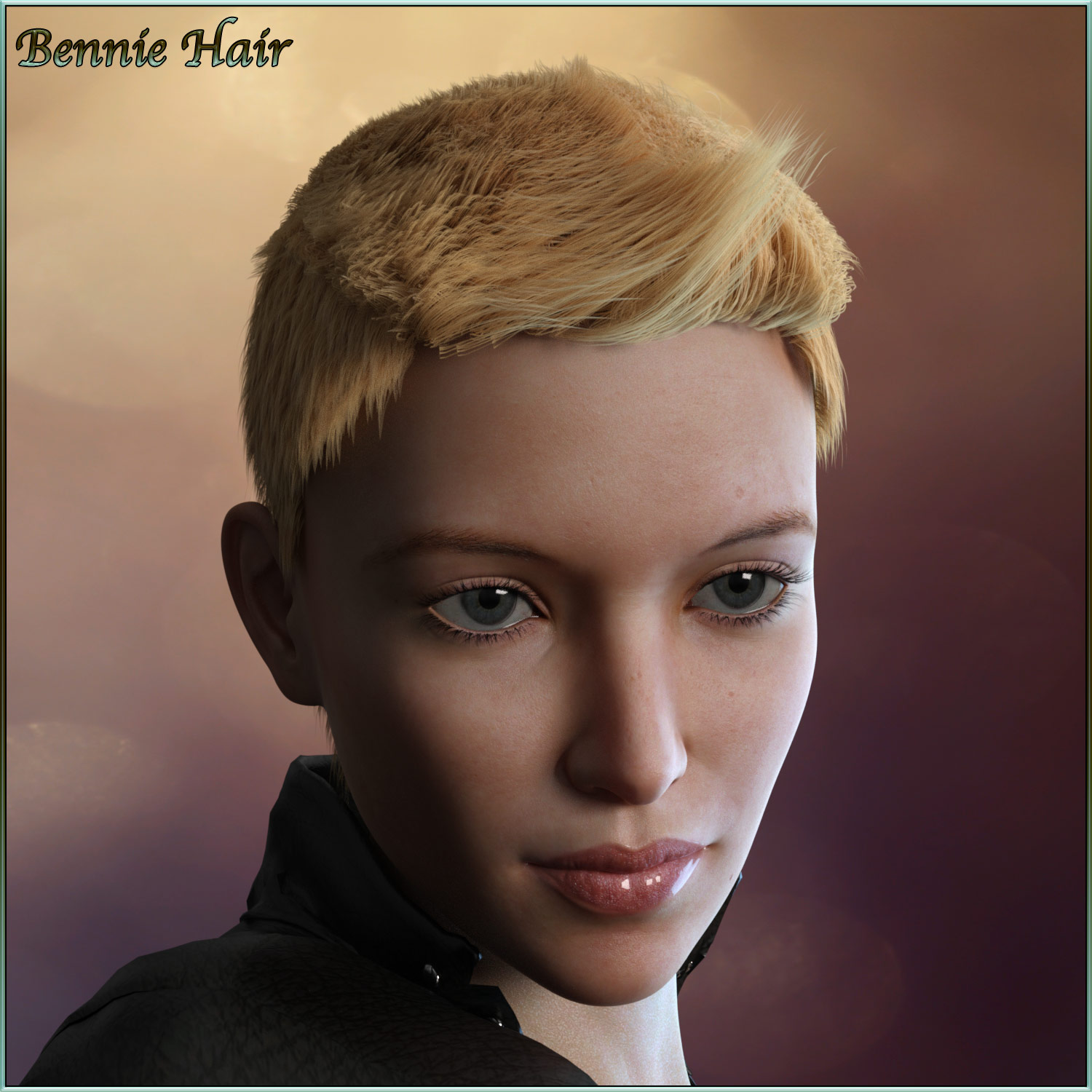 Bennie Hair For G3/G8 Daz by N/A