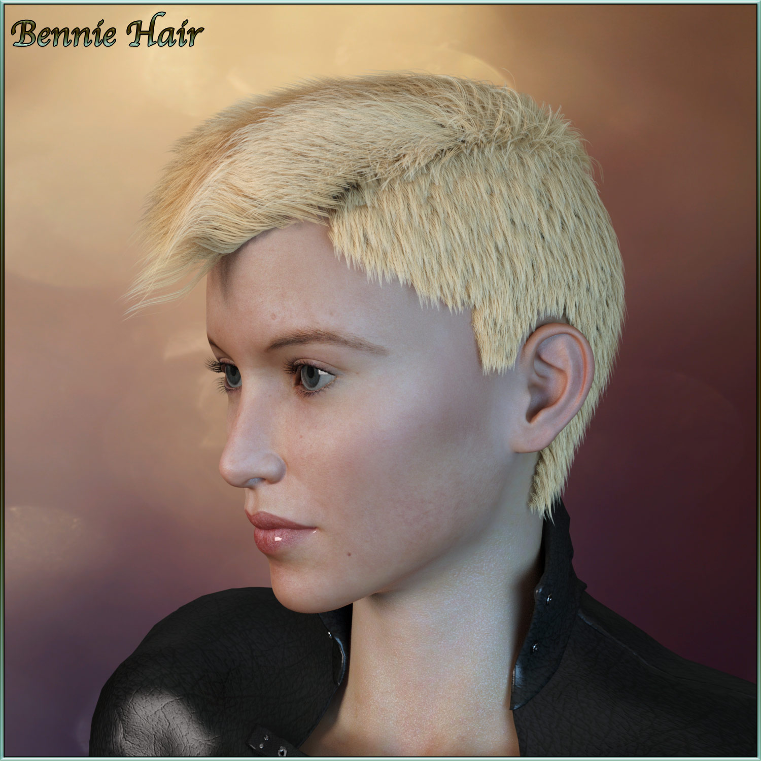 Bennie Hair For G3/G8 Daz by N/A