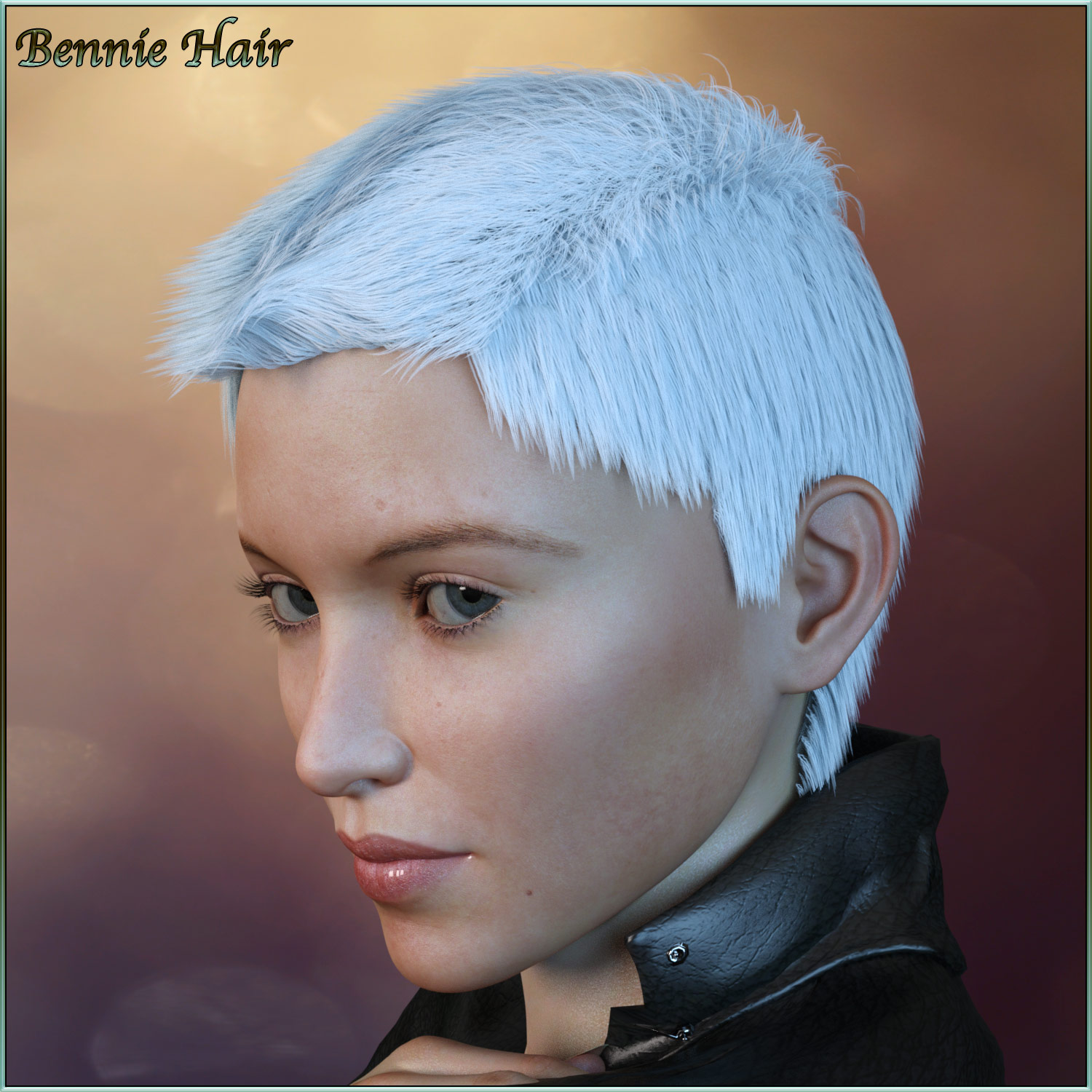 Bennie Hair For G3/G8 Daz by N/A