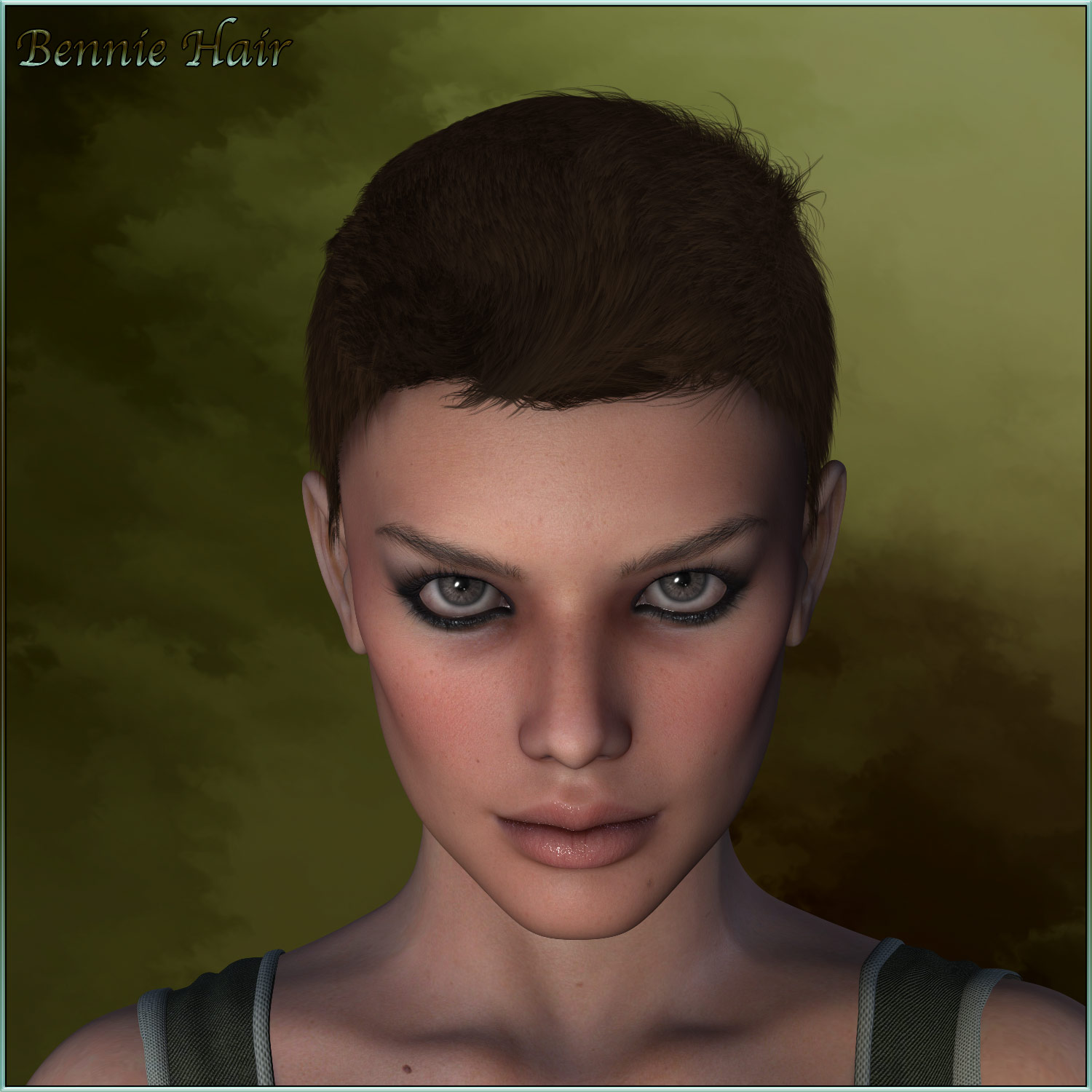 Bennie Hair for V4/M4 and La Femme - Poser by N/A