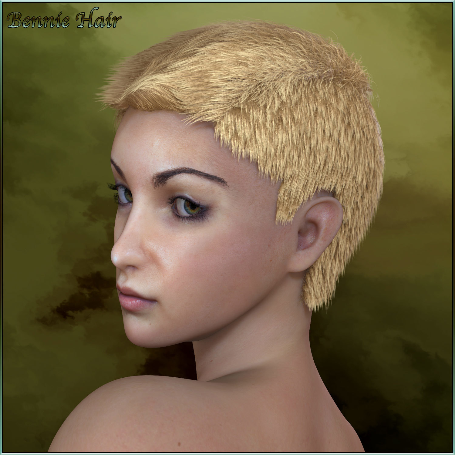 Bennie Hair for V4/M4 and La Femme - Poser by N/A