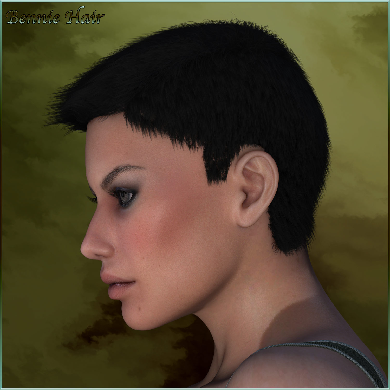 Bennie Hair for V4/M4 and La Femme - Poser by N/A