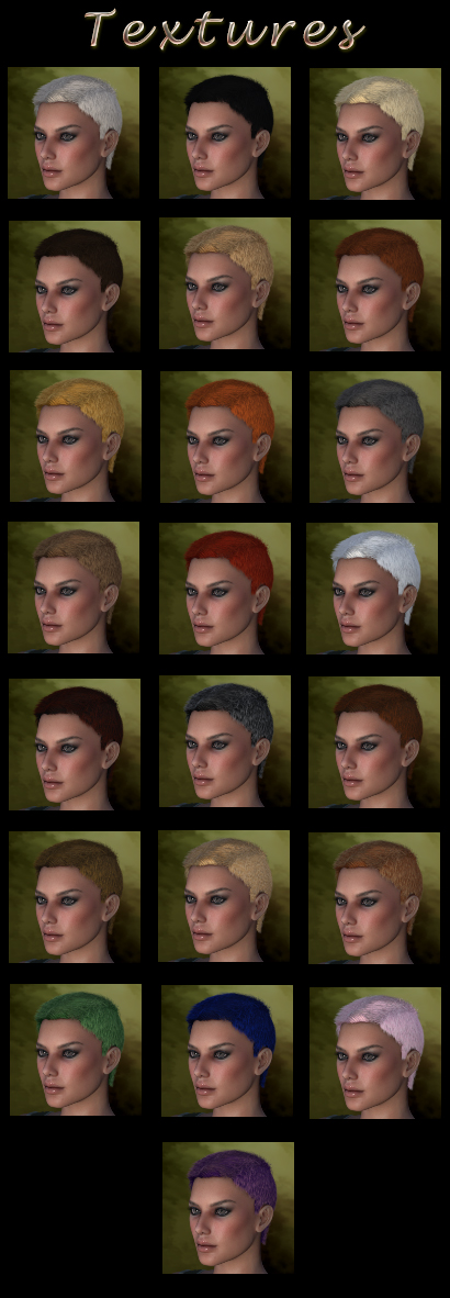Bennie Hair for V4/M4 and La Femme - Poser by N/A