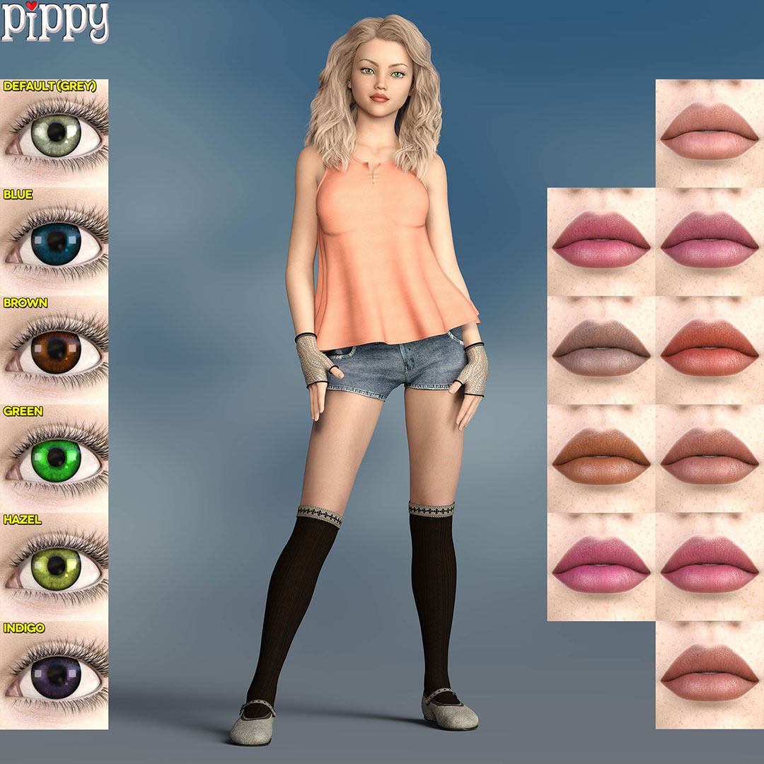 Pippy For Genesis 3 Females by N/A