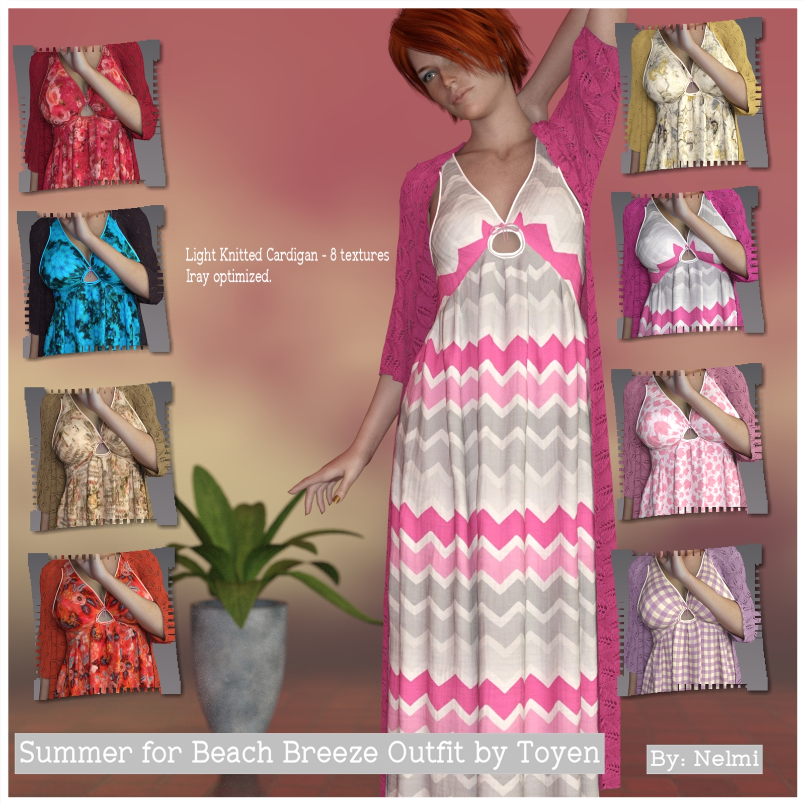 Summer for dForce Beach Breeze Outfit by N/A