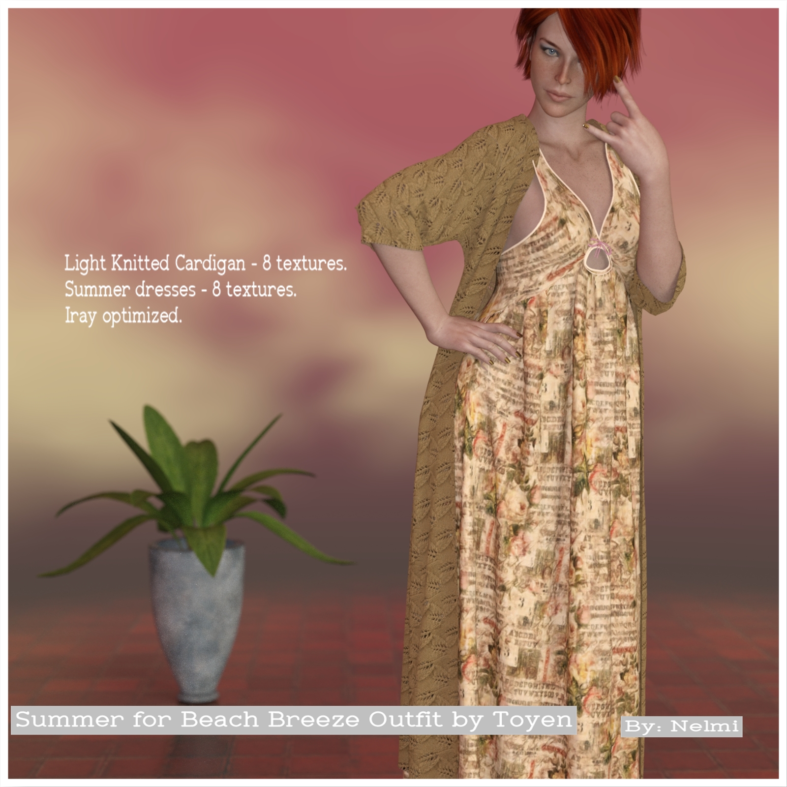Summer for dForce Beach Breeze Outfit by N/A