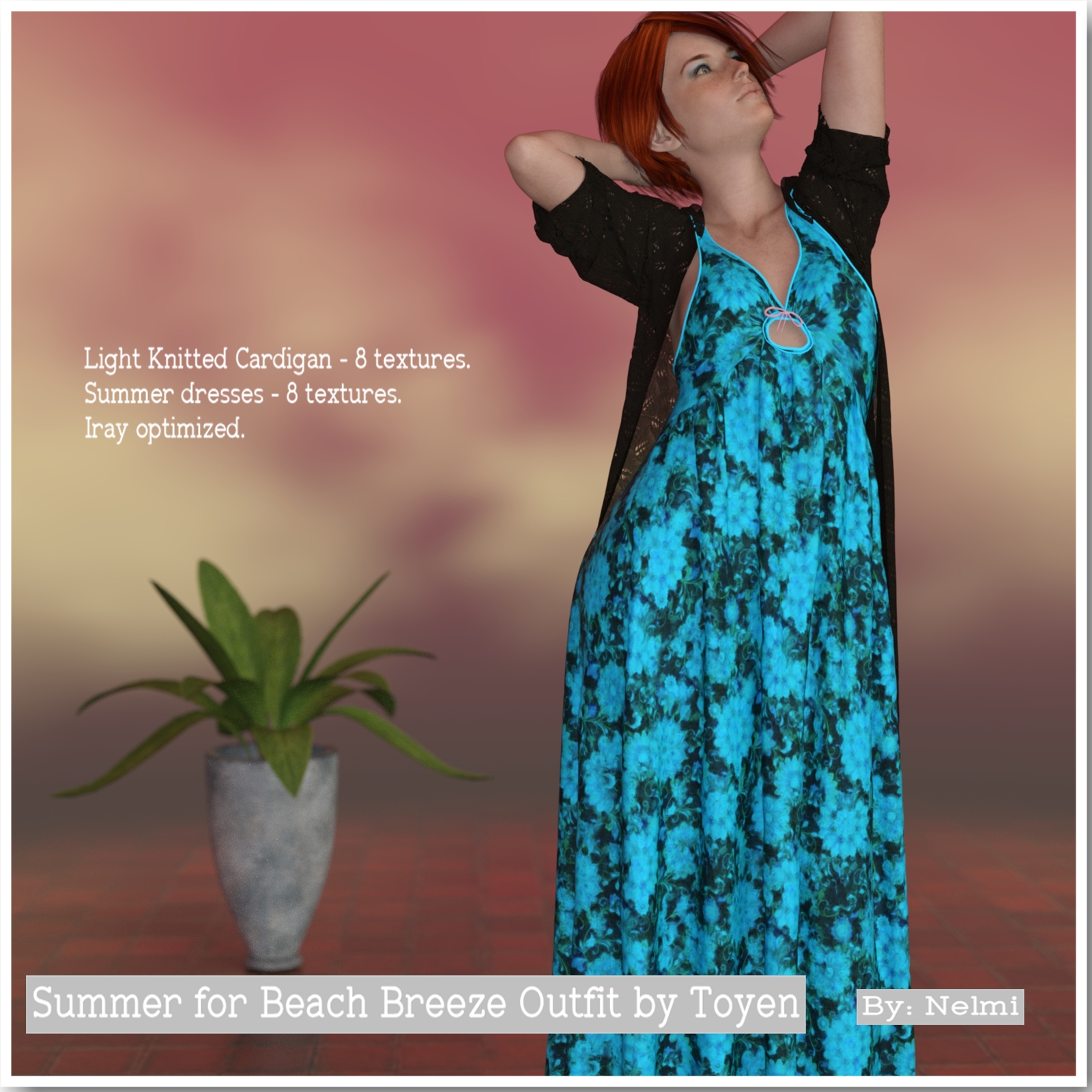 Summer for dForce Beach Breeze Outfit by N/A